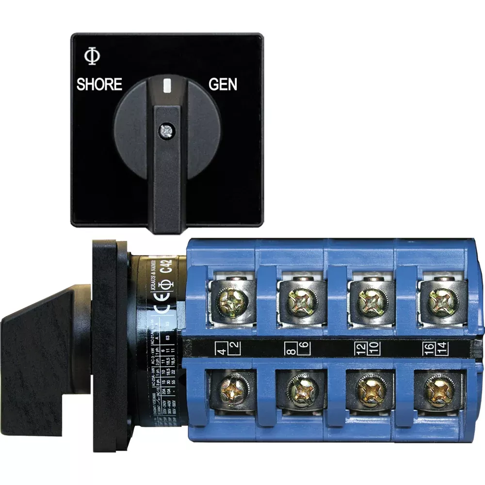 Blue Sea 6337 Switch AC 120V AC 30A OFF2 Position 6337