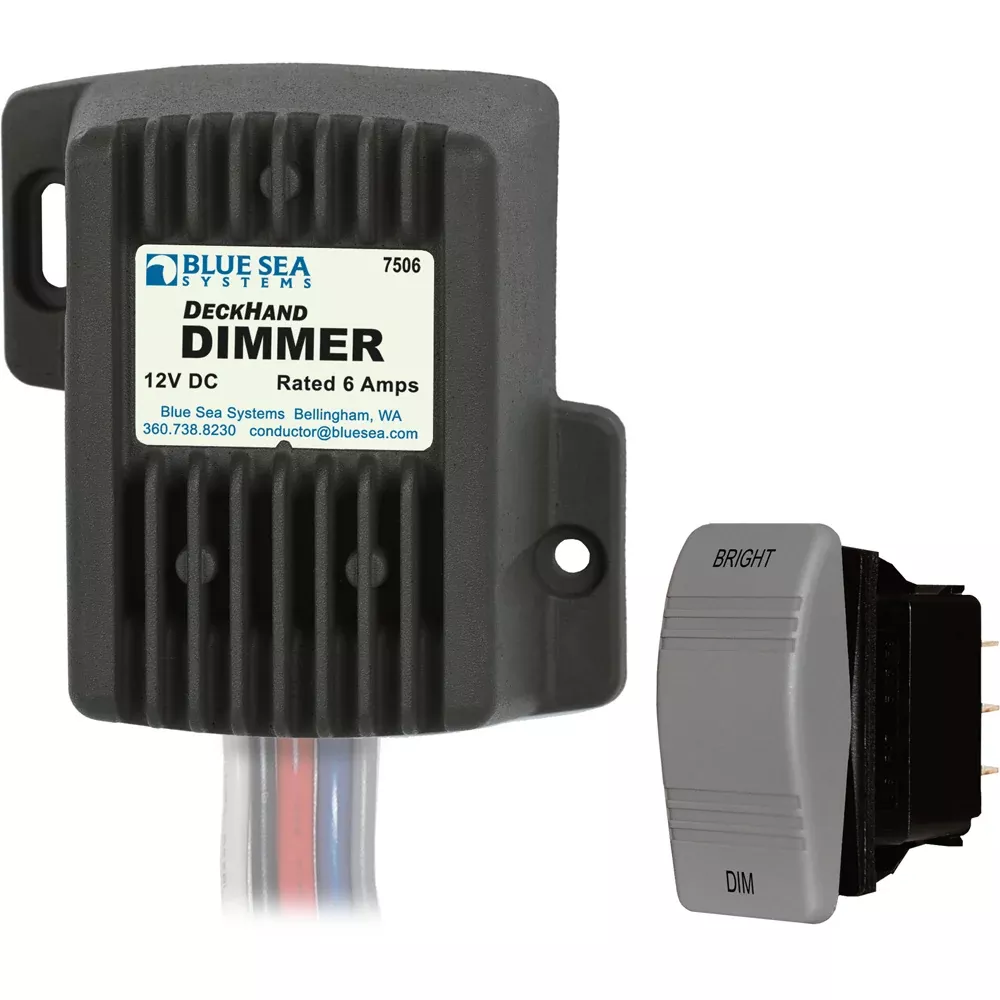 Blue Sea 7506 DeckHand Dimmer 6 Amp12V 7506
