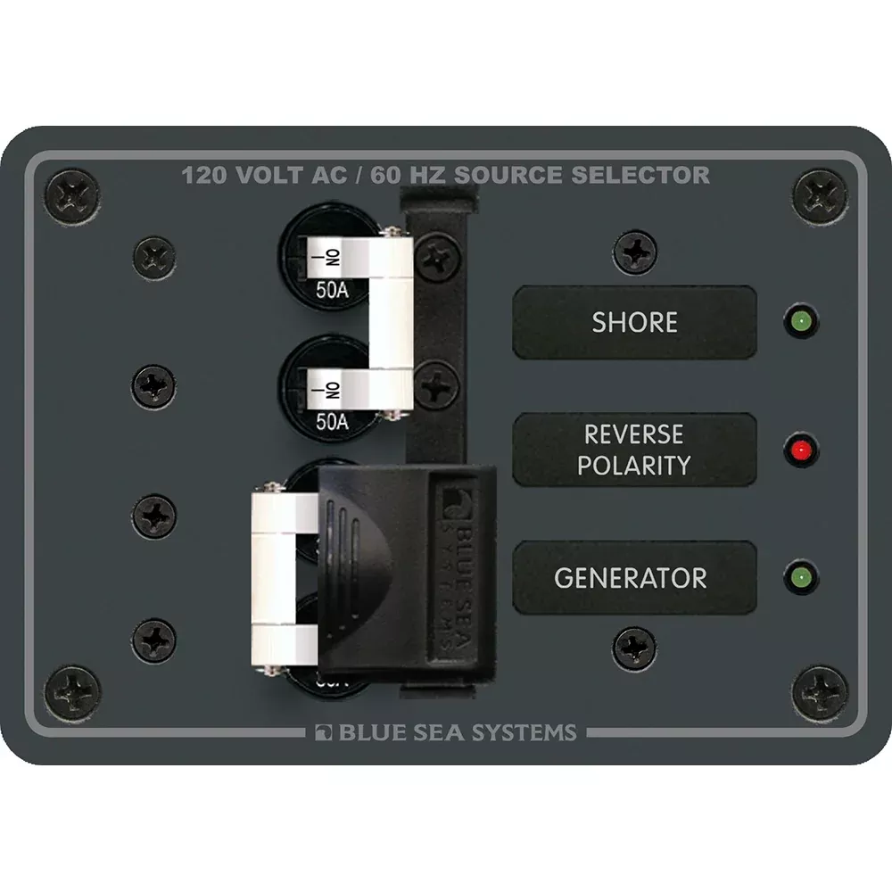 Blue Sea 8061 AC Toggle Source Selector 120V AC 50AMP 8061