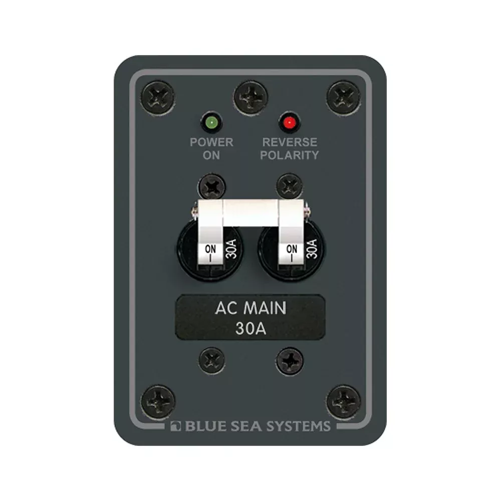 Blue Sea 8077 AC Main Only Toggle Circuit Breaker Panel 8077