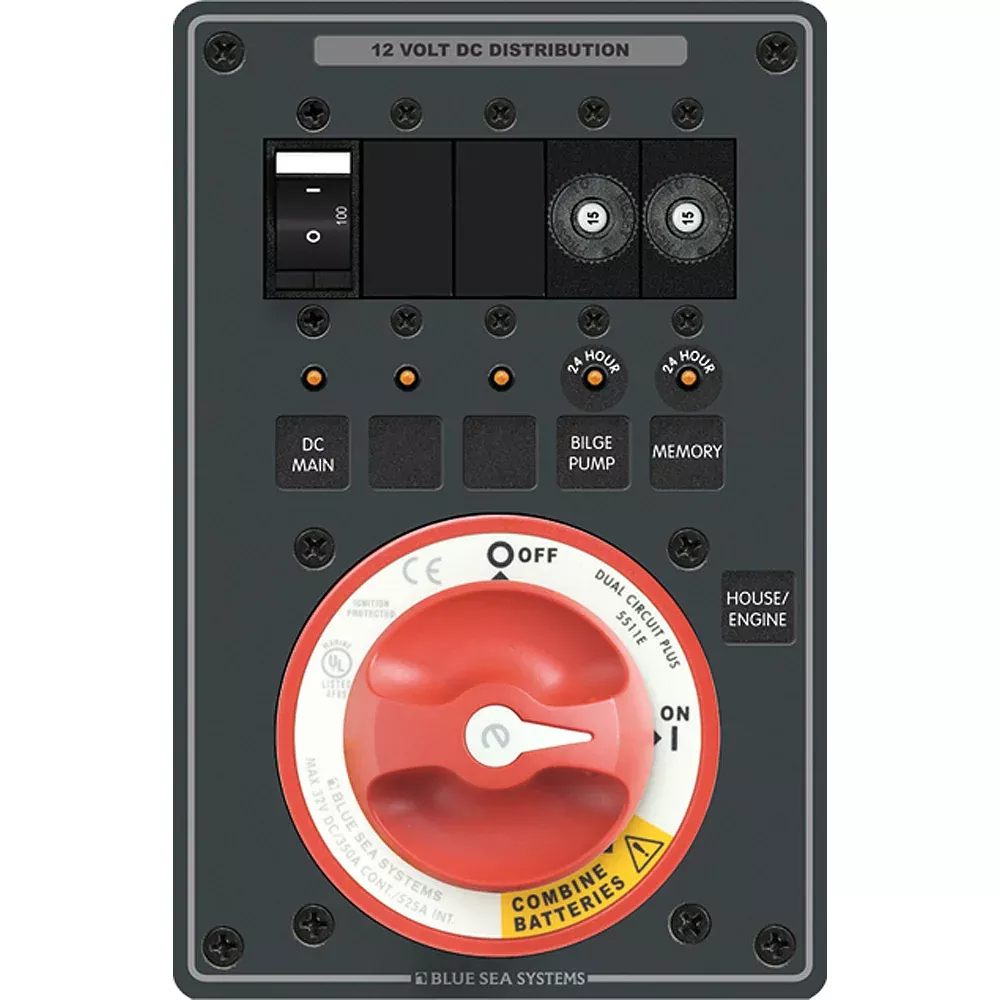 Blue Sea 8690 eSeries Dual Circuit Plus PN 5511e 8690