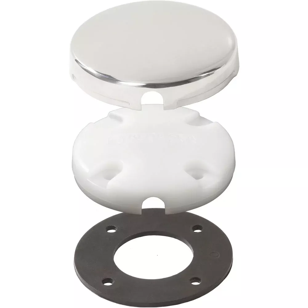 Blue Sea Side Entry CableClam w/Stainless Steel Dress Cap [1007100]