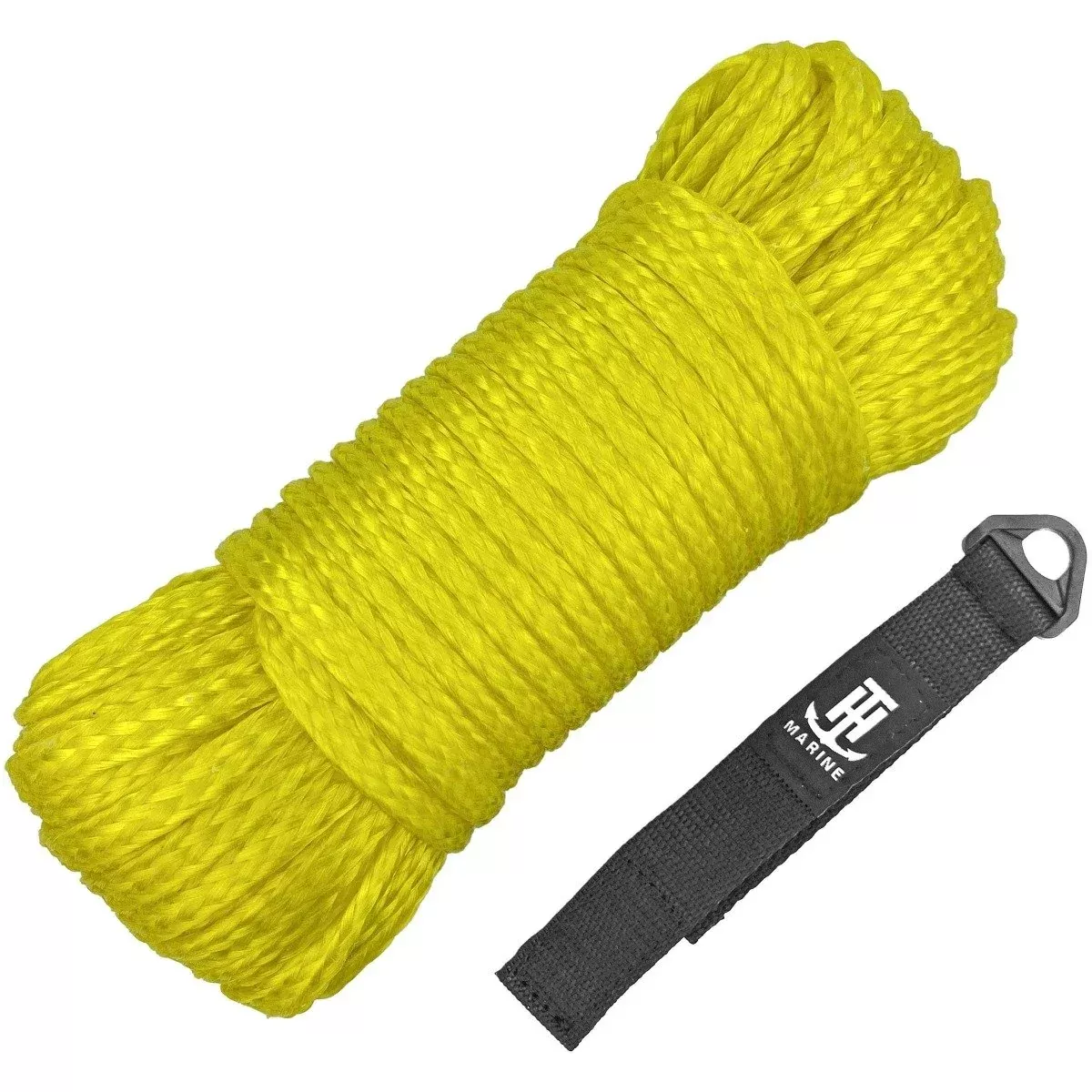 Boating Essentials - Hollow Braid MFP Utility Line - Yellow - BE-CO-53