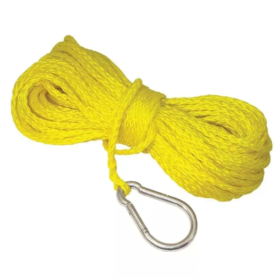 Boating Essentials - Hollow Braid Polypropylene Anchor Line - Yellow -