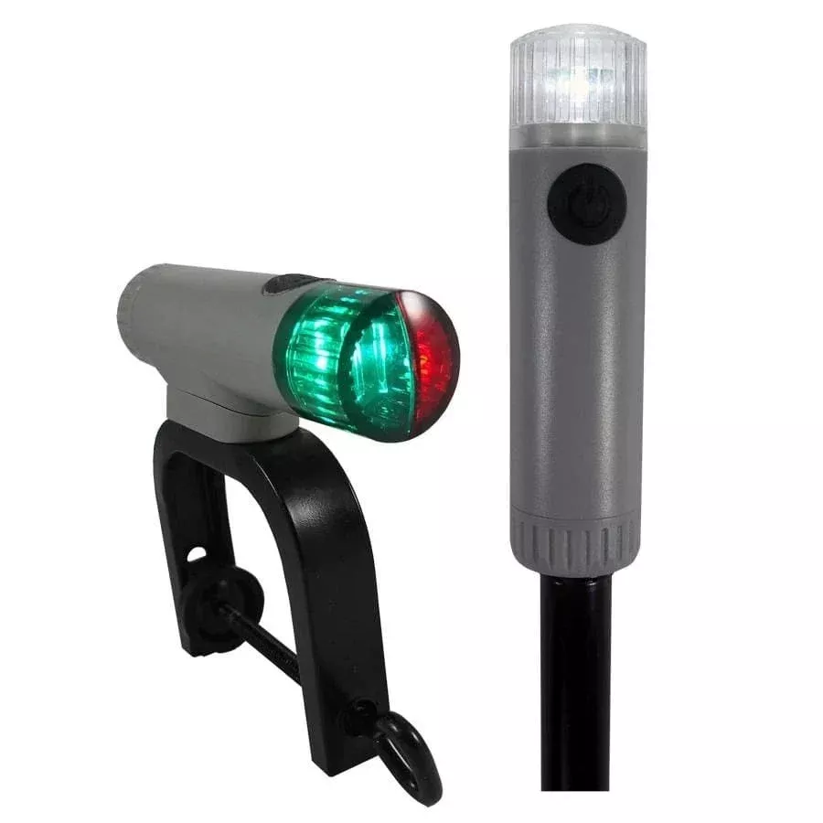 Boating Essentials - Portable Clamp-On Navigation Light Combo - BE-EL-