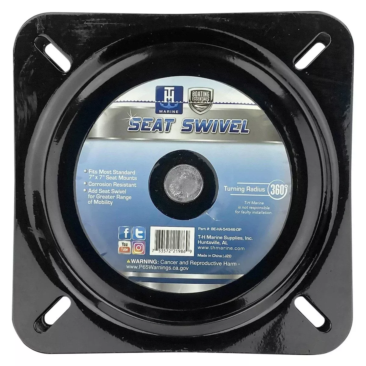 Boating Essentials - Seat Swivel - BE-HA-54946-DP