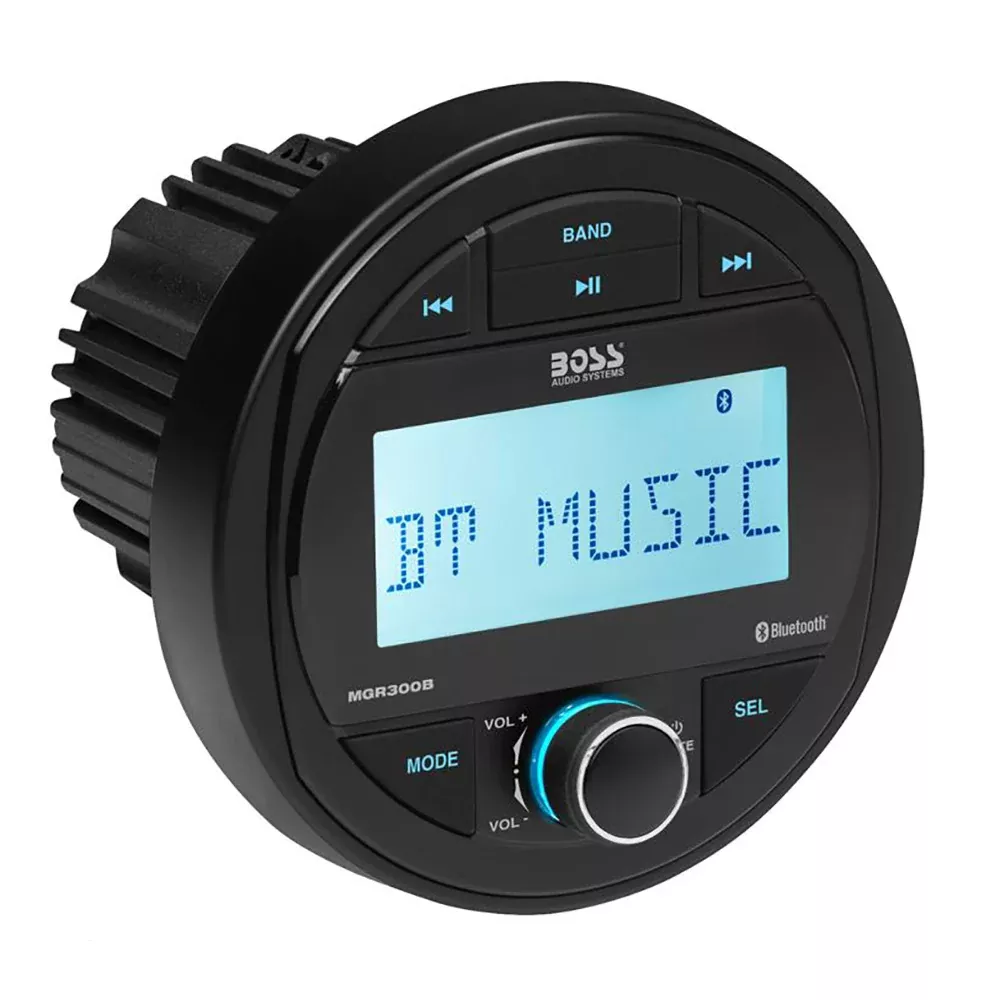 Boss Audio MGR300B Marine Stereo wAMFMBTUSB MGR300B