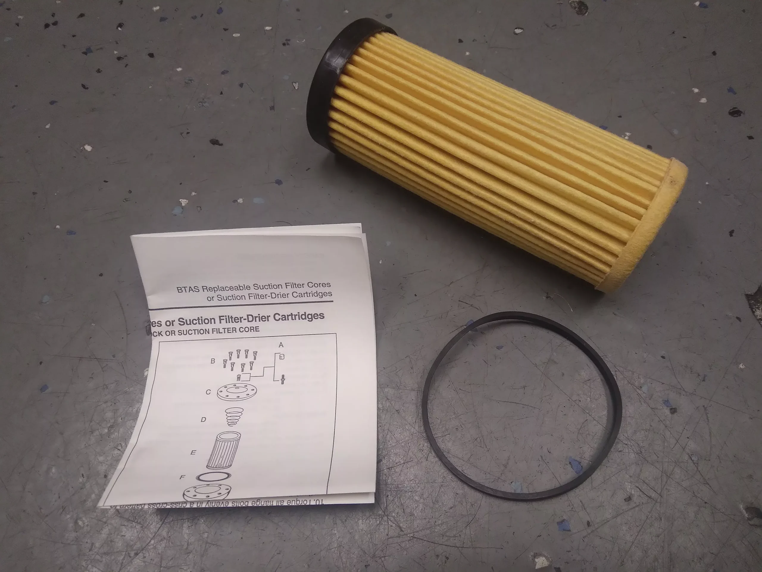 BTAS SUCTION FILTER DRIER CARTRIDGE