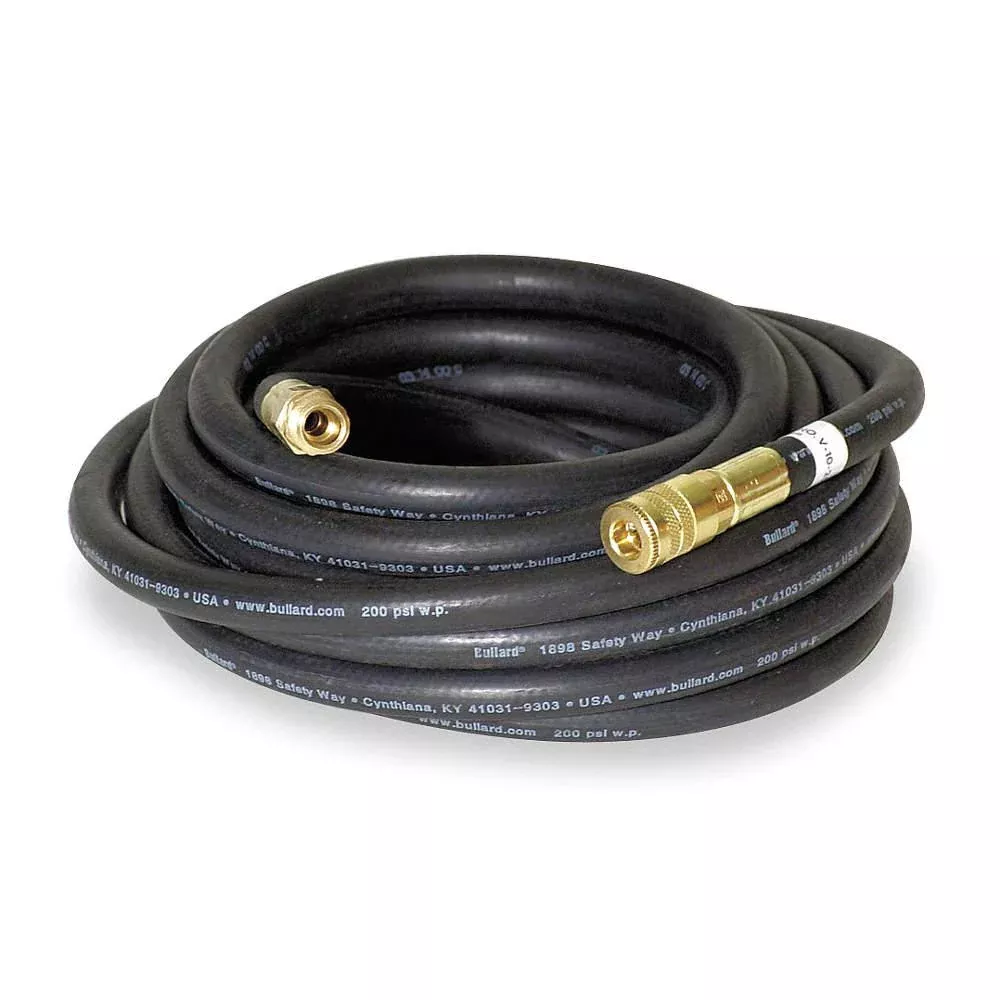 Bullard Airline Hose 50 ft. Rubber 3/8 In. Diameter