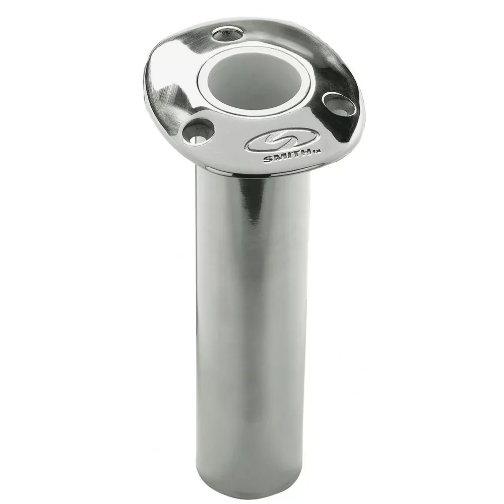 C.E. Smith Flush Mount Rod Holder - 0 Degree 9" Depth - Stainless Stee