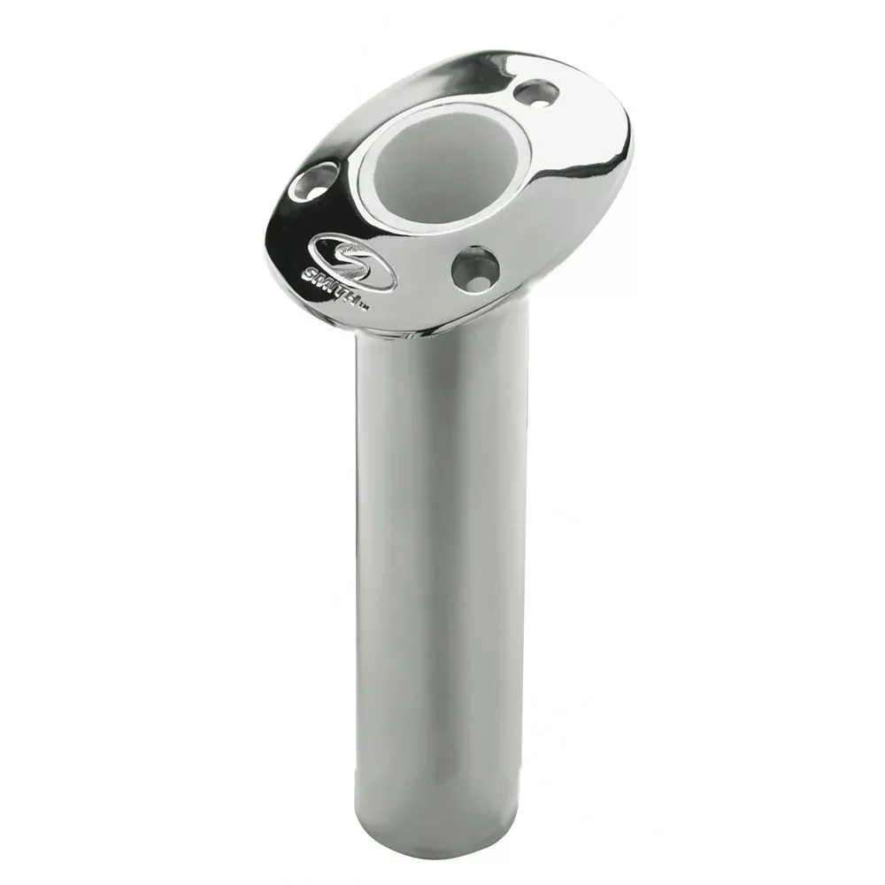 C.E. Smith Flush Mount Rod Holder - 15 Degree 9" Depth - Stainless Ste