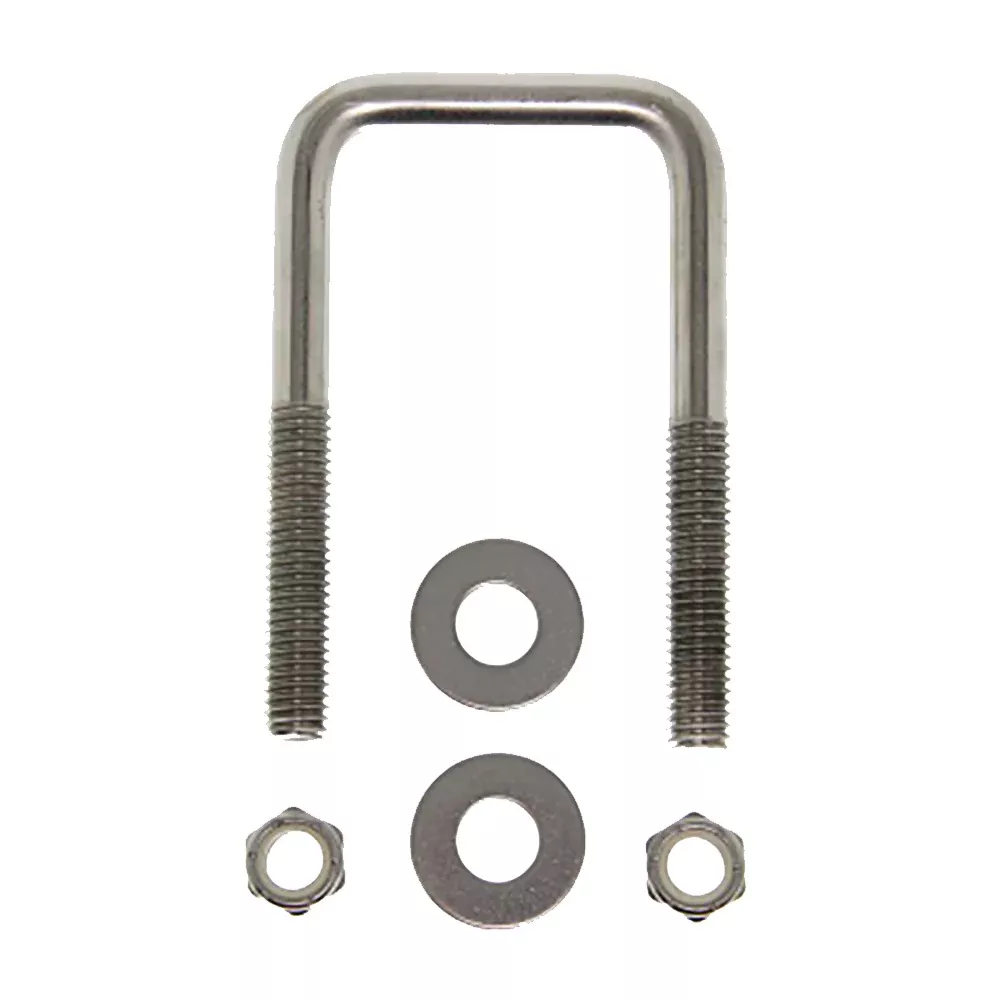 C.E. Smith Zinc U-Bolt 7/16"-14 X 3-1/8" X 3" w/Washers Nuts - Square
