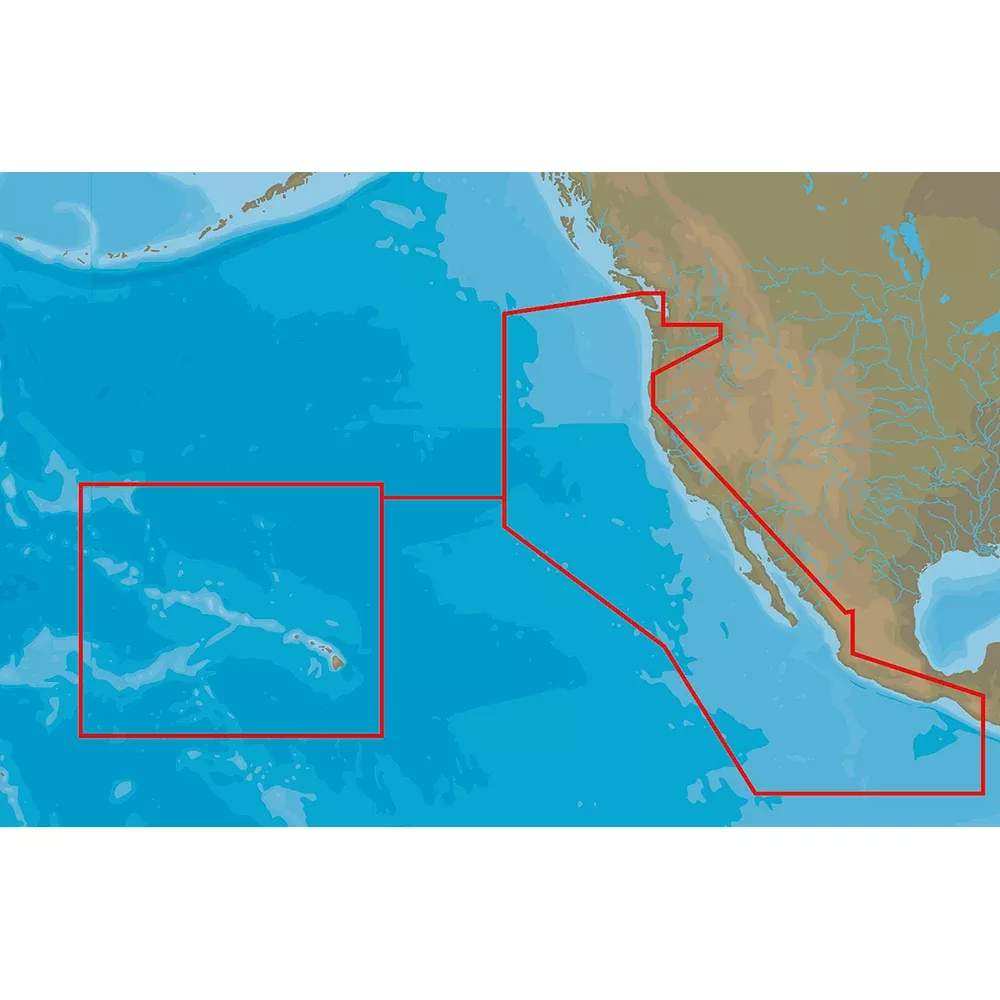 C-MAP 4D NA-D024 - USA West Coast & Hawaii - Full Content [M-NA-D024-M
