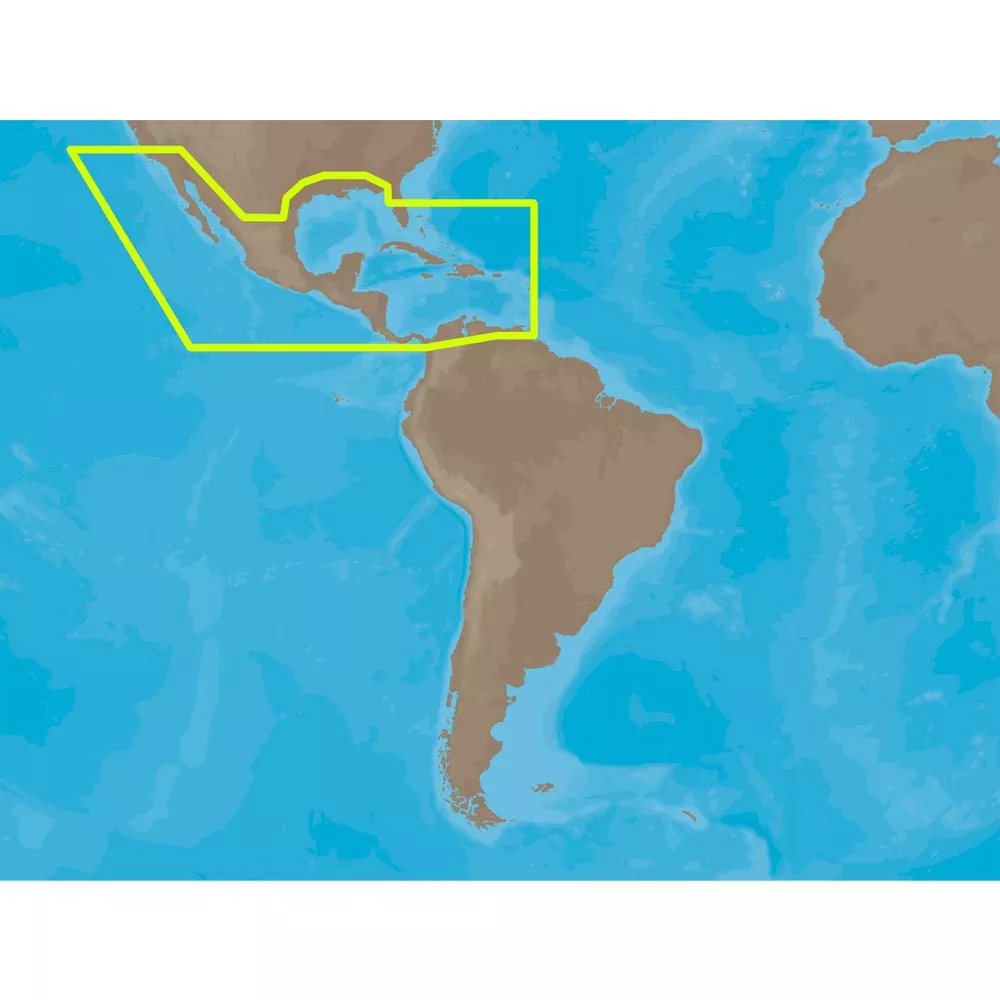 C-MAP MAX NA-M027 - Central America & The Caribbean - SD Card [NA-M027