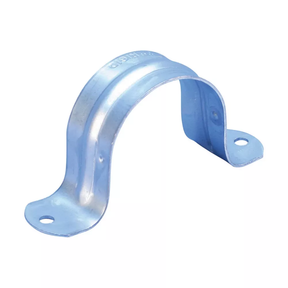 Caddy 0080200EG Two Hole Pipe Strap, 2" Pipe, 2.375" OD