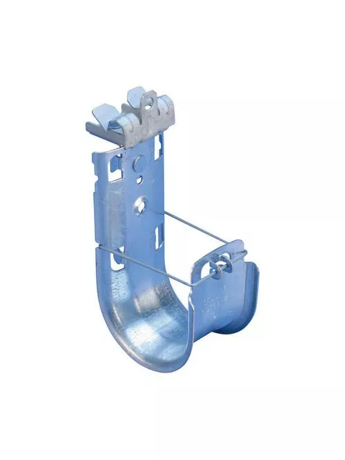 Caddy CAT48HP24 Caddy Cat HP J-Hook with Hammer-On Flange Clip, Swivel, 3" dia, 1/8"-1/4" Flange