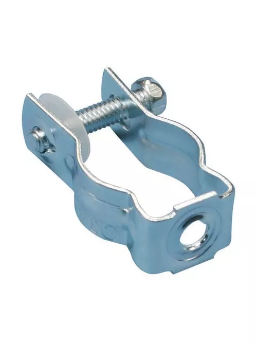 Caddy CD5BSS Bolt Close Conduit/Pipe Clamp, S304, 2" EMT, 2" Rigid/Pipe, 0.281" Hole