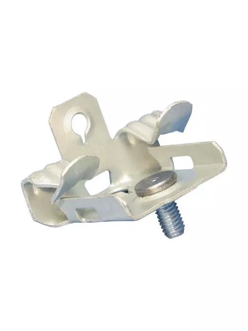Caddy M912S Hammer-On Flange Clip, Bottom Mount with Stud, Spring Steel, 9/16"-3/4" Flange