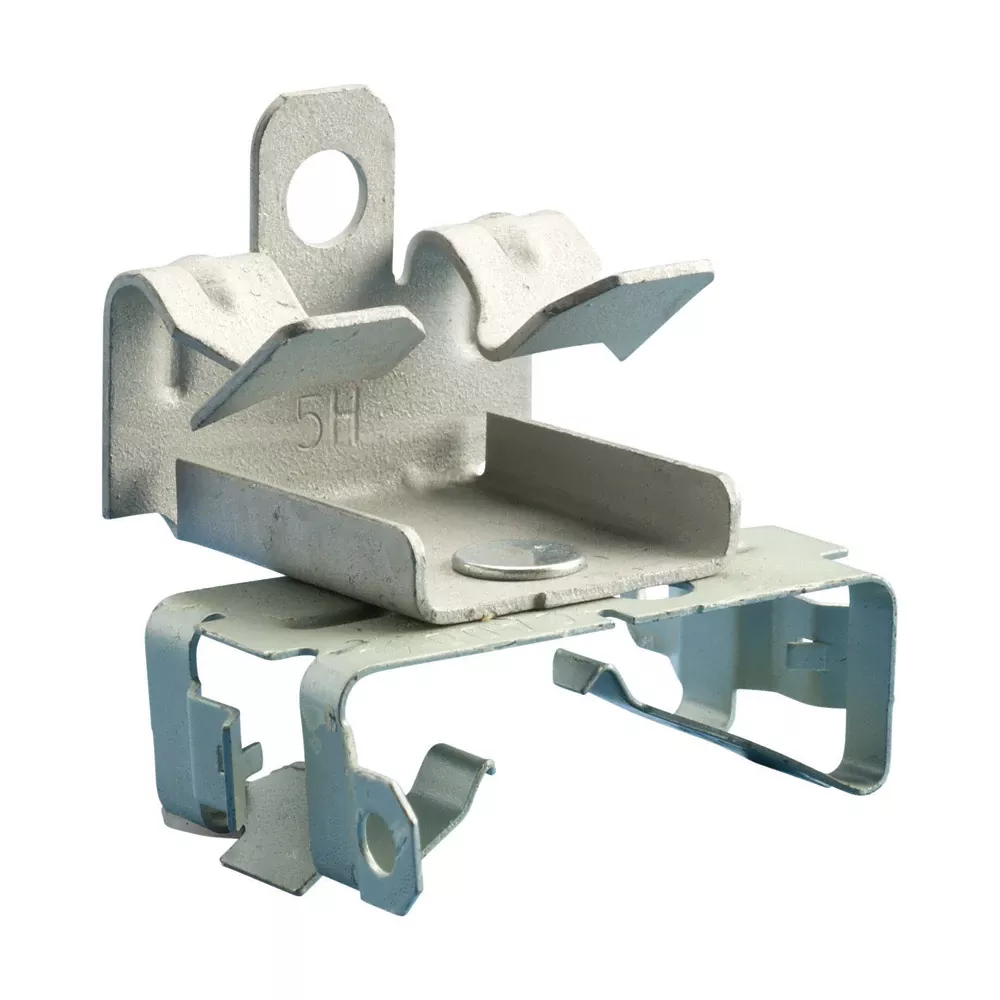 Caddy MAC2912 MC/AC Cable to Flange Clip, Bottom Mount, 9/16"-3/4" Flange, 14-2 to 10-3 MC/AC
