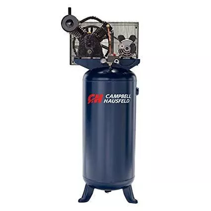 Campbell Hausfeld 5-HP 80-Gallon Two Stage Air Compressor - SCFM @ 90 PSI – 11.9 -SCFM @ Max PSI – 11.3 - 230 volt