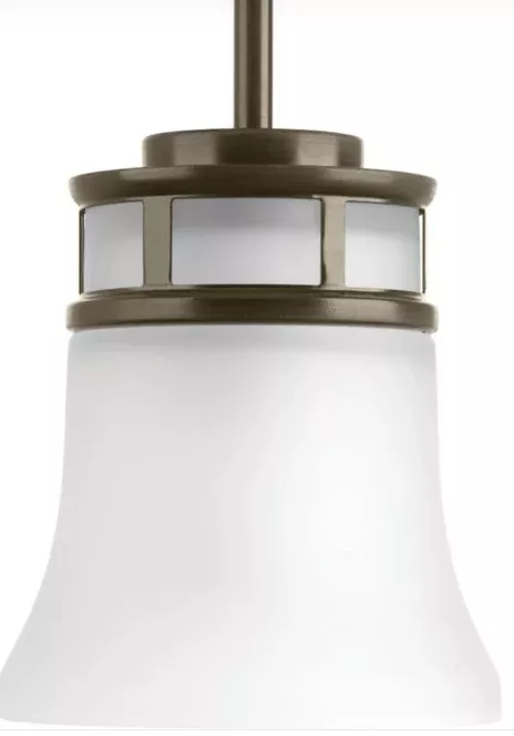 CASCADIA 1 LIGHT 6 INCH ANTIQUE BRONZE MINI-PENDANT CEILING LIGHT