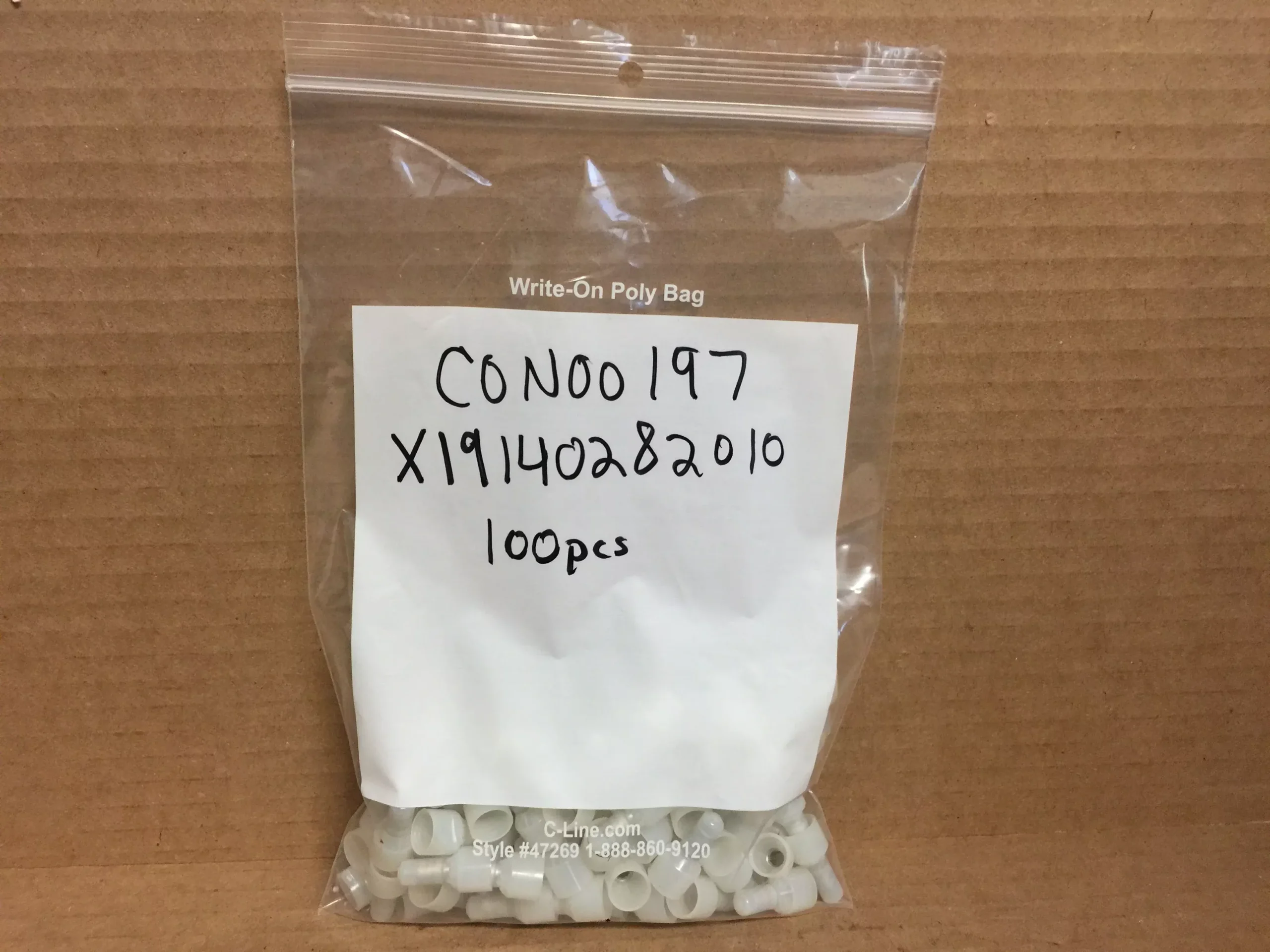 Connector; Crimp-On Wire, Sold as 100Pk