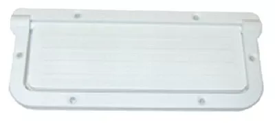 Cook Mfg - Large Rectangular Scupper Fits 2 x 5-1/2" Hole, White - LRS