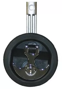 Cook Mfg - Locking Anchor Handle Lock, Black Body, Chrome Handle - ALC