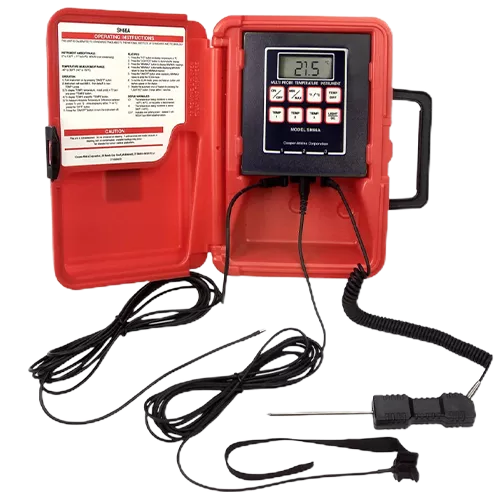 Cooper Atkins SH66A-E 3-Zone Thermistor Temperature Instrument