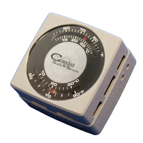 Crandall 2212-119-48-CSS Pneumatic Room Thermostat 48 Pack, Reverse Acting 55–85°F