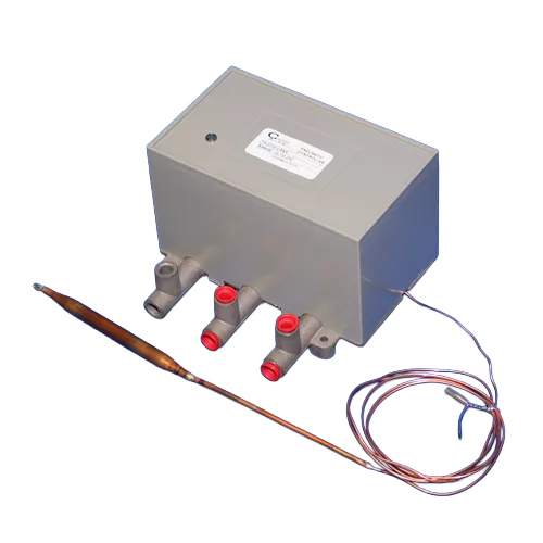 Crandall TK-6124-CSS Pneumatic Bulb Thermostat – Two-Pipe Reverse Acting (-20° to 240°F)