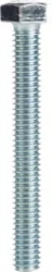 Cully 55450J 3/8-16 x 3" Hex Head Tap Bolt, Grade 2, Fully Threaded, Zinc Plated, Jar
