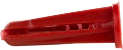 Cully 59408J #6-8 Red Plastic Conical Anchors, Jar