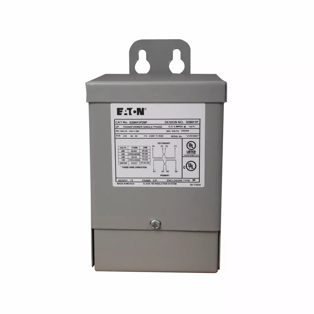 Cutler-Hammer S20N11S51M 0.5 kVa Transformer