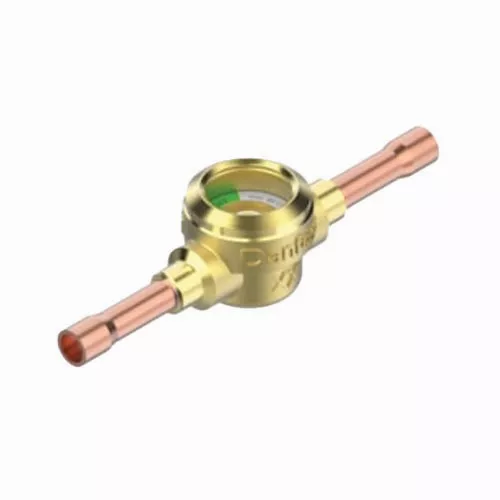 Danfoss 014L0181 1/4" x 1/4" ODF Sight Glass – Reliable Moisture Indicator for Refrigeration Systems