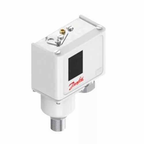 Danfoss 060-214991 KP-34 Auto Reset Pressure Control – 2–15 PSI Range, 2–6 PSI Differential, SPDT Switch for HVAC/R Systems