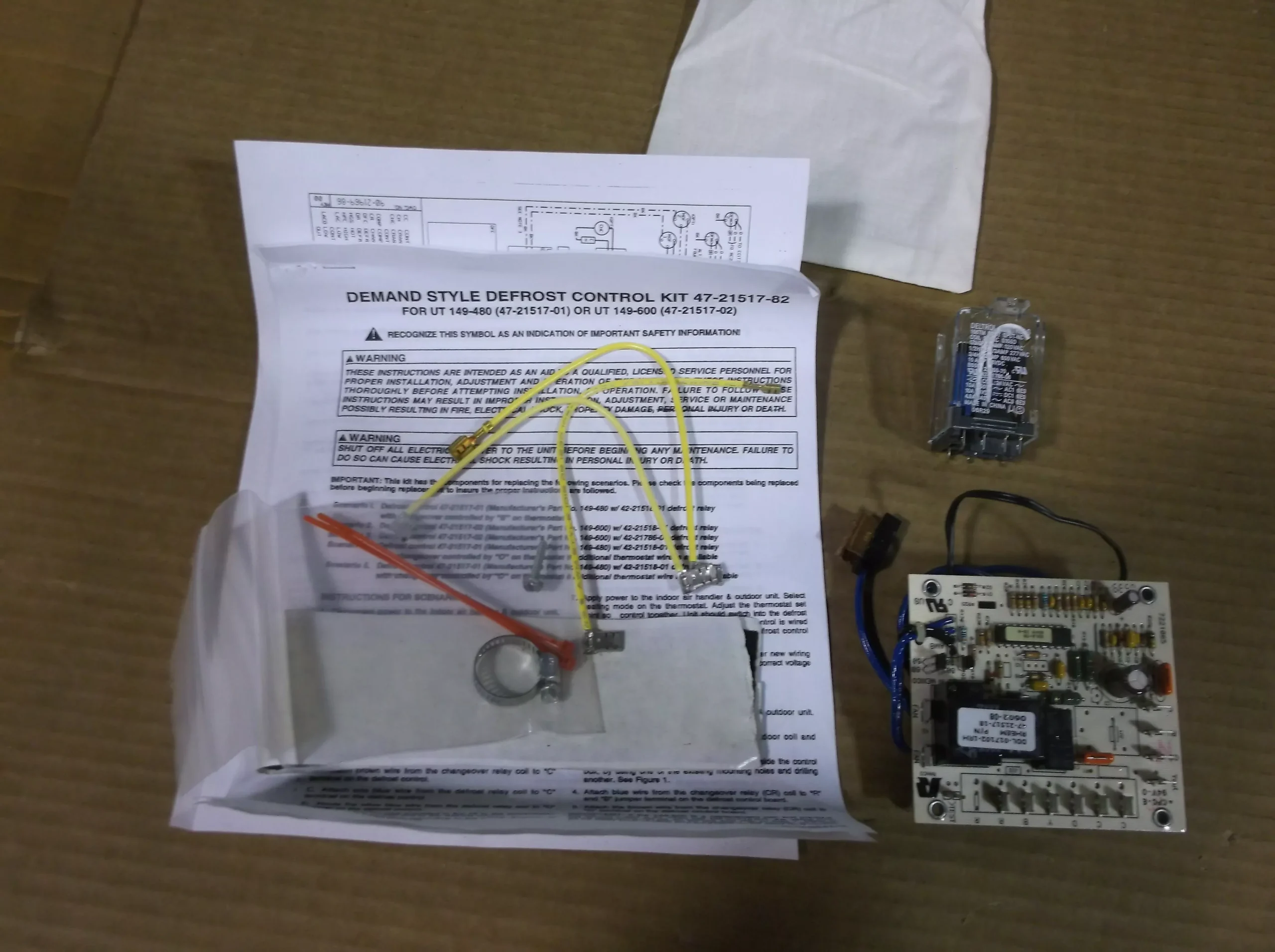 Demand Style Defrost Control Board Kit