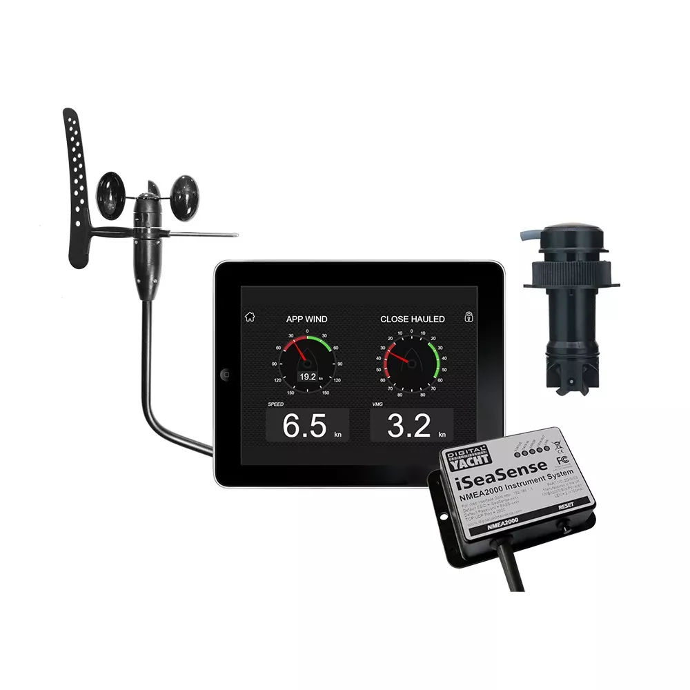 Digital Yacht iSeaSense Wireless Speed Depth Temp Pack Plus Wind [ZDIG
