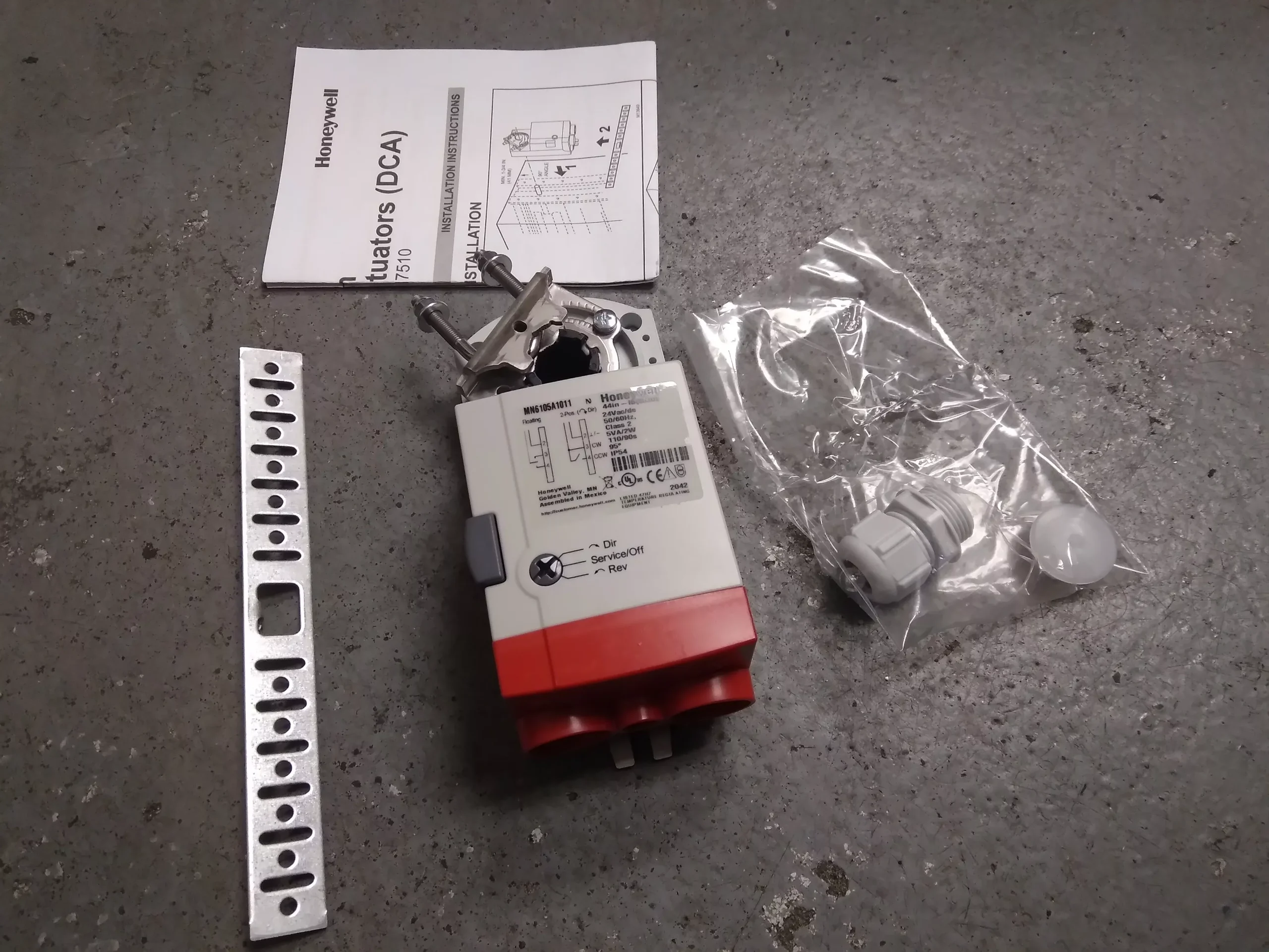Direct Coupled General Purpose Non-Spring Return Actuator,24VAC/DC, 50