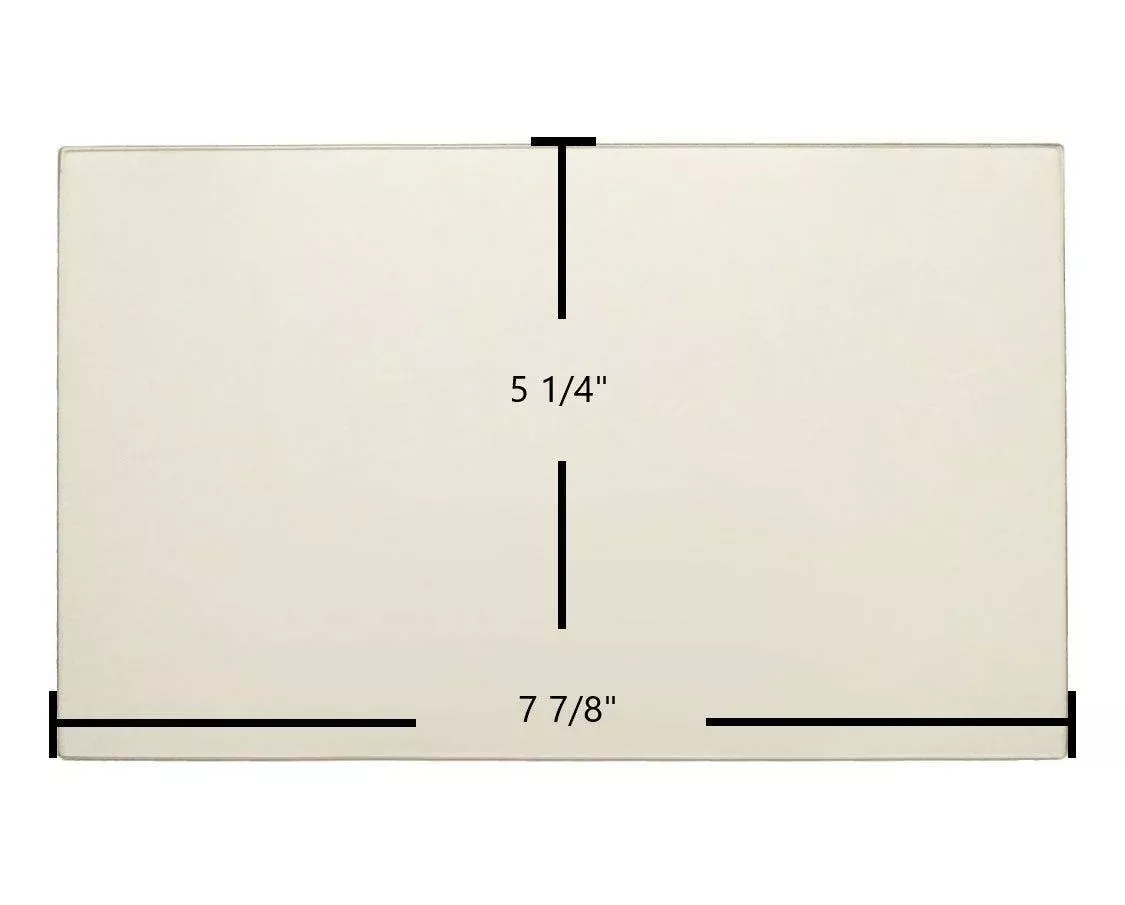 Dovre 2000 Super, Super 8 Ceramic Glass - High-Temp Stove Door Glass