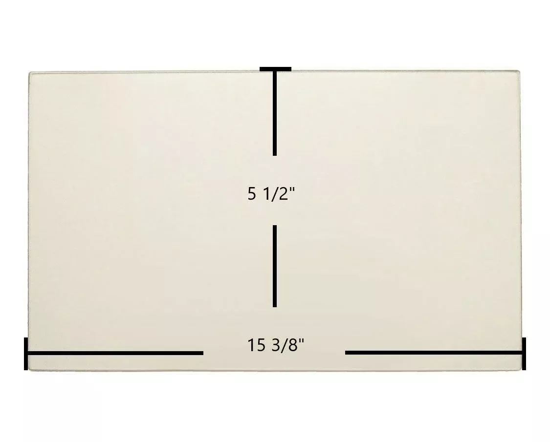 Dovre 2300 CB Ceramic Glass - Replacement Stove Door Glass