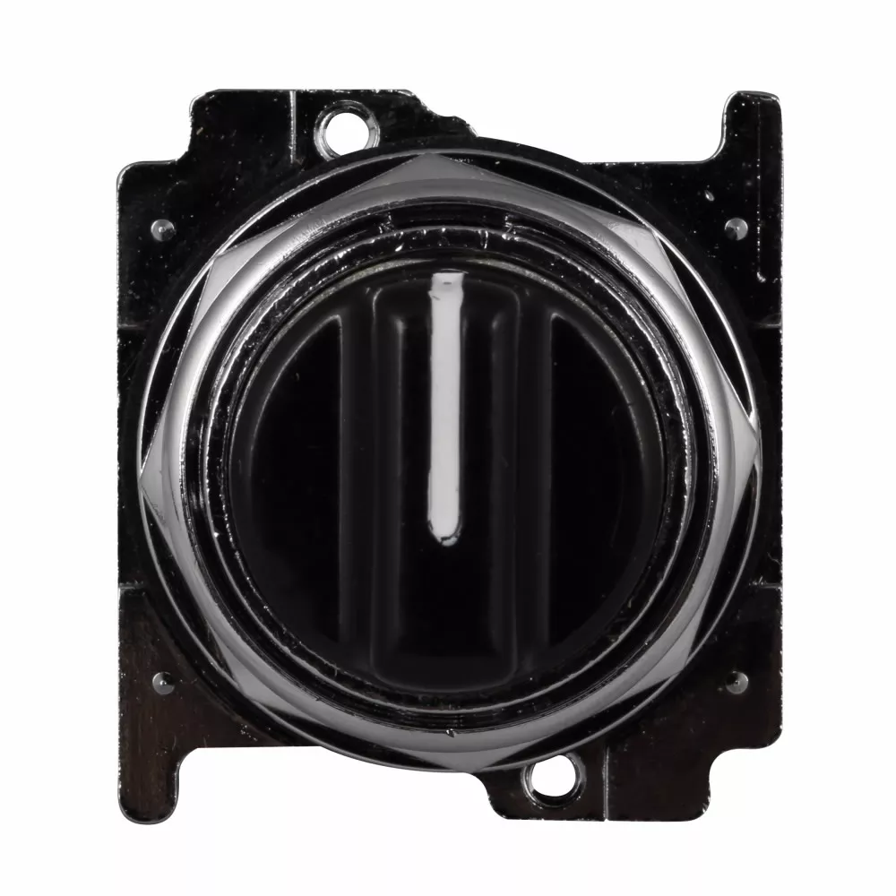 Eaton Electrical 10250T1333 30.5 mm 3-Position Momentary/Maintained Black Die-Cast Zinc IP65 Selector Switch Operator