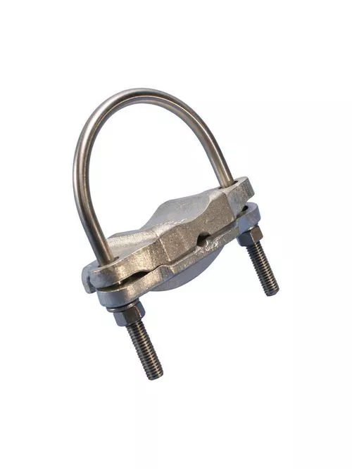 Erico FC079 Fence Clamp, One Conductor, 3" Fence Post, #4 Solid-2/0 Stranded, 16 mm² Stranded-70 mm² Stranded