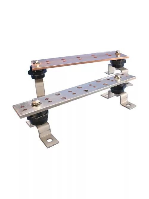 Erico TGBA12L06P Telecom Grounding Busbar, 12"
