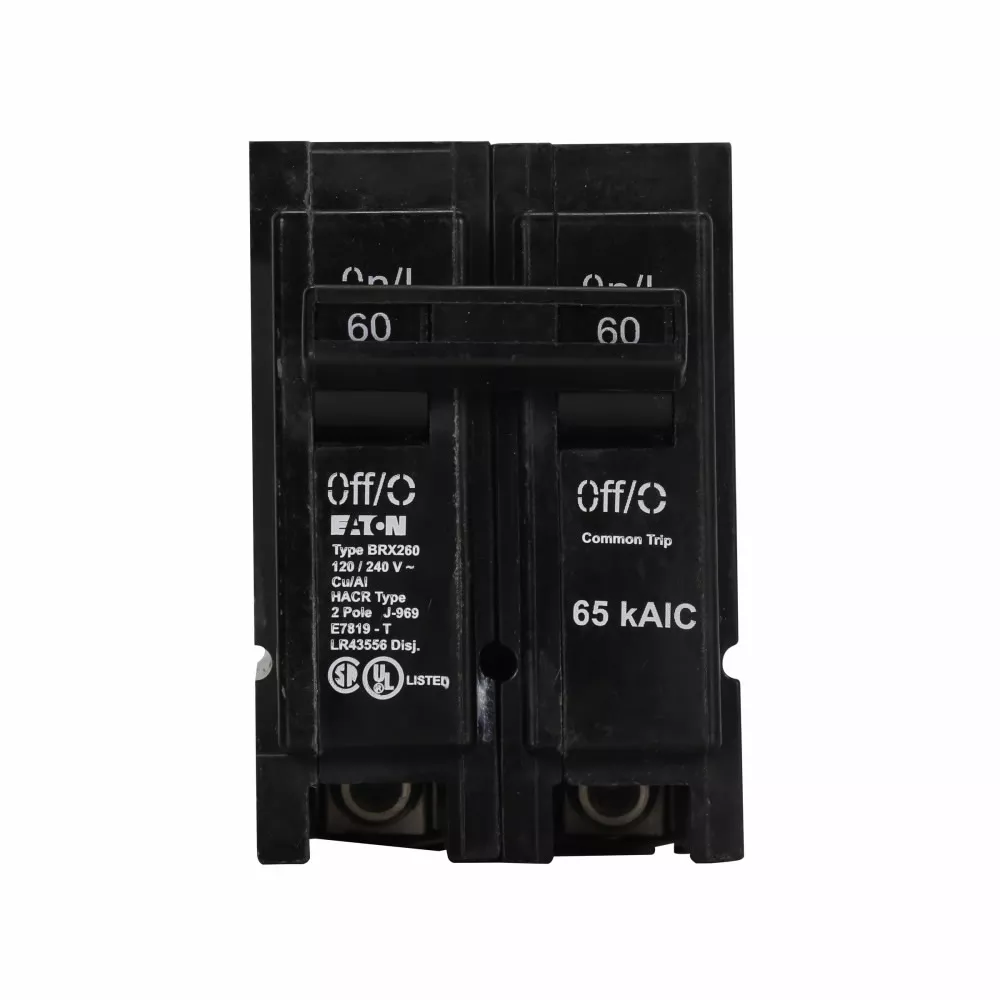 ETN BRX260 BR 60A/2 POLE COM. TRIP