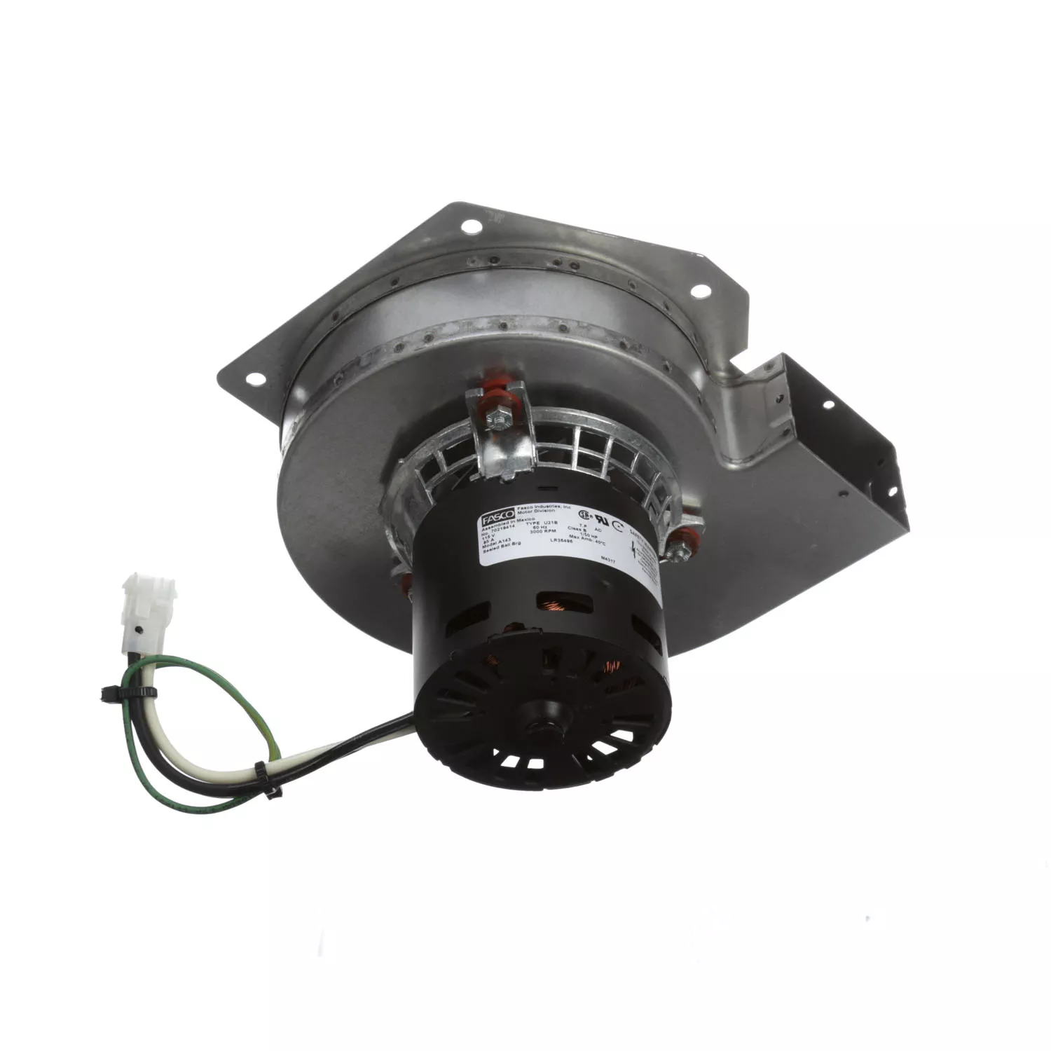 Fasco A143 Draft Inducer, 1/50 HP, 115V, 3000 RPM, Trane Replacement