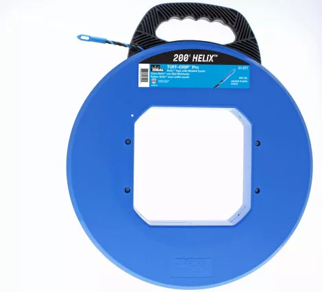 Fish Tape, 200' Helix, Molded Tip