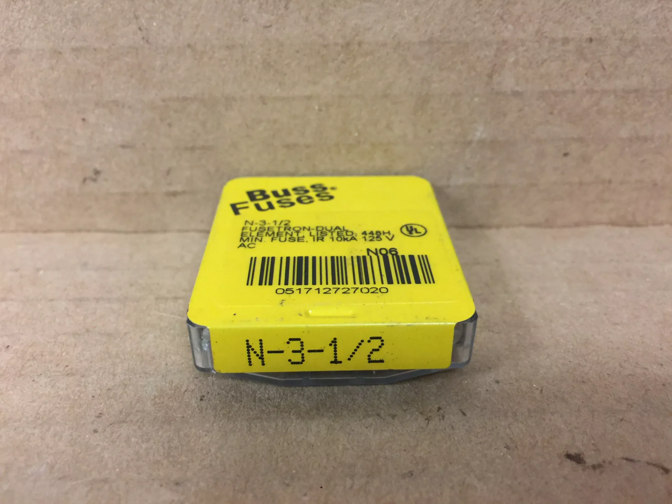 FUSE; 3 1/2 AMP, 125V DUAL ELEMENT, 5PK