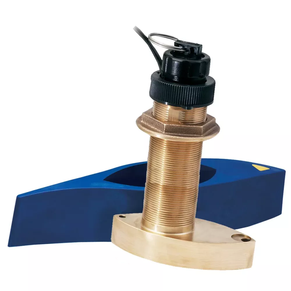 Garmin B744VL Long Stem Bronze ThruHull DepthTempSpeed wFB 8 Pin 0101019322