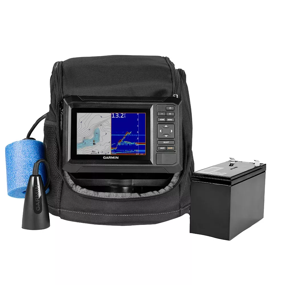 Garmin ECHOMAP UHD2 Keyed 5" cv Ice Fishing Bundle w/ECHOMAP UHD2 53cv